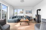 Wohnzimmer - Ferienhaus Saltkrokan Olpenitz - Top-Hundeurlaub