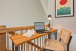 Wohnzimmer - Ferienhaus Reethus bei den Wassern mit Sauna, Kamin und Terrasse - Top-Hundeurlaub