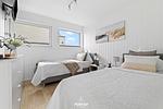 Schlafzimmer - Ferienhaus Ankerlicht Olpenitz - Top-Hundeurlaub
