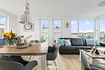 Wohnzimmer - Ferienhaus Ankerlicht Olpenitz - Top-Hundeurlaub