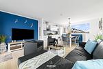 Wohnzimmer - Ferienhaus Ankerlicht Olpenitz - Top-Hundeurlaub
