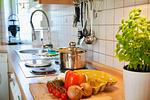 Küche / Küchenzeile - Ferienhaus Bach - Top-Hundeurlaub