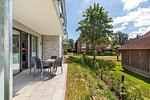 Terrasse mit Zugang zum Wohn-/Essbereich - Aparthotel Ostseeallee 4-30 - Top-Hundeurlaub