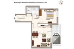 Grundriss (Angaben ohne Gewähr) - Aparthotel Ostseeallee 4-34 - Top-Hundeurlaub