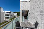 Balkon mit Zugang zum Wohn-/Essbereich - Aparthotel Ostseeallee 4-35 - Top-Hundeurlaub