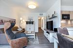 Wohn-/Essbereich mit Sitzgelegenheit - Aparthotel Ostseeallee 5-41 - Top-Hundeurlaub