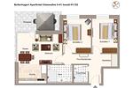 Grundriss (Angaben ohne Gewähr) - Aparthotel Ostseeallee 5-41 - Top-Hundeurlaub
