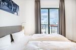 Schlafzimmer mit Ausblick - Krusespeicher 2-41 - Top-Hundeurlaub