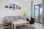 Wohnbereich mit Couch und Ausblick - Ohlerich Speicher 2-13 - Top-Hundeurlaub
