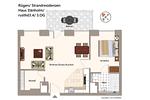 Grundriss - Strandresidenzen Binz-Prora D3.4 - Top-Hundeurlaub