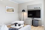 Wohn-Essbereich mit Couch - Strandresidenzen Binz-Prora D4.4 - Top-Hundeurlaub