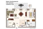 Grundriss - Strandresidenzen Binz-Prora D4.4 - Top-Hundeurlaub