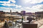 Dachterrasse mit Gartenmöbeln - Ohlerich Speicher 1-01 - Top-Hundeurlaub