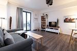 Wohn-Essbereich mit Couch - Ohlerich Speicher 1-01 - Top-Hundeurlaub