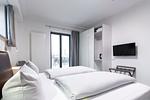 Schlafzimmer mit Doppelbett - Ohlerich Speicher 1-01 - Top-Hundeurlaub
