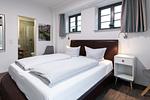 Schlafzimmer mit Doppelbett - Ohlerich Speicher 1-01 - Top-Hundeurlaub