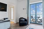 Wohn-Essbereich mit Couch - Ohlerich Speicher 4-26 - Top-Hundeurlaub