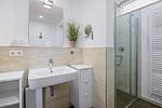 Badezimmer mit Dusche - Ohlerich Speicher 4-26 - Top-Hundeurlaub