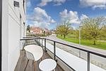 Balkon mit Gartenmöbeln - Villa Godewindpark Travemünde 01 - Top-Hundeurlaub