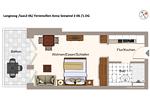 Grundriss - Apartmentvilla Anna See 2-06 - Top-Hundeurlaub