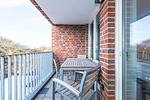 Überdachter Balkon mit Sitzgelegenheit - Apartmentvilla Anna See 3-08 - Top-Hundeurlaub