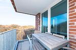 Überdachter Balkon mit Sitzgelegenheit - Apartmentvilla Anna See 3-09 - Top-Hundeurlaub