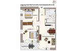Grundriss (Angaben ohne Gewähr) - Apartmentvilla Anna See 3-09 - Top-Hundeurlaub