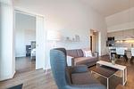 Wohn-Essbereich mit Sitzgelegenheiten - Apartmentvilla Anna See 3-13 - Top-Hundeurlaub
