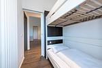 Schlafzimmer mit Etagenbett - Apartmentvilla Anna See 3-13 - Top-Hundeurlaub