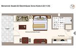 Grundriss - Deichhäuser Anna Küste 4-22 - Top-Hundeurlaub
