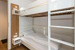 Schlafzimmer mit Etagenbett - Deichhäuser Anna Küste 7-10 - Top-Hundeurlaub