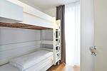 Schlafzimmer mit Etagenbett - Deichhäuser Anna Küste 4-30 - Top-Hundeurlaub