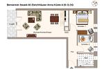 Grundriss - Deichhäuser Anna Küste 4-30 - Top-Hundeurlaub