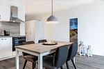 Wohn-/Essbereich mit Esstisch - gbmv0-03 - Großenbrode - Apartmentanlage Meerblickvilla 0-03 - Top-Hundeurlaub