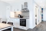 Wohn-/Essbereich mit Küchenzeile - gbmv0-03 - Großenbrode - Apartmentanlage Meerblickvilla 0-03 - Top-Hundeurlaub