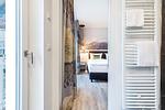 Badezimmer mit Zugang zum Schlafzimmer - gbmv0-01 - Großenbrode - Apartmentanlage Meerblickvilla 0-01 - Top-Hundeurlaub