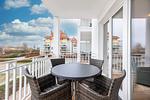 Balkon mit Gartenmöbeln - Apartmentanlage Meerblickvilla 1-06 - Top-Hundeurlaub
