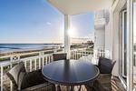 Balkon mit Überdachung - Apartmentanlage Meerblickvilla 1-12 - Top-Hundeurlaub