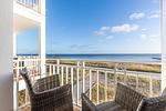 Balkon mit Zugang zum Schlafzimmer - Apartmentanlage Meerblickvilla 1-12 - Top-Hundeurlaub