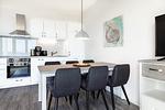 Wohn-/Essbereich mit Sitzgelegenheit - Apartmentanlage Meerblickvilla 1-12 - Top-Hundeurlaub