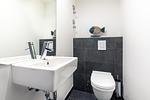 WC und Waschtisch - Apartmentanlage Meerblickvilla 1-12 - Top-Hundeurlaub