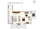 Grundriss (Angaben ohne Gewähr) - Apartmentanlage Meerblickvilla 2-22 - Top-Hundeurlaub