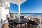 Balkon mit Überdachung - Apartmentanlage Meerblickvilla 2-23 - Top-Hundeurlaub