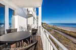 Balkon mit Gartenmöbeln - Apartmentanlage Meerblickvilla 2-23 - Top-Hundeurlaub