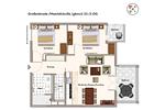 Grundriss (Angaben ohne Gewähr) - Apartmentanlage Meerblickvilla 2-23 - Top-Hundeurlaub