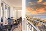 Balkon mit Gartenmöbeln - Apartmentanlage Meerblickvilla 2-24 - Top-Hundeurlaub