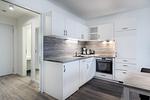 Offene Küche mit Geschirrspüler und Backofen - Apartmentanlage Meerblickvilla 2-24 - Top-Hundeurlaub