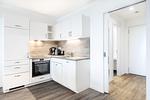 Küchenzeile mit Backofen und Geschirrspüler - Apartmentanlage Meerblickvilla 2-25 - Top-Hundeurlaub