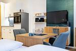 Schlafzimmer - Ferienapartments am Krusespeicher 2-23 - Top-Hundeurlaub