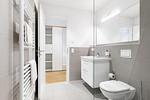 Badezimmer mit Waschtisch - Ferienapartments am Krusespeicher 1-09 - Top-Hundeurlaub